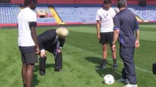 Boris Johnson Shows His Football Skills at Crystal Palace [upl. by Carver]