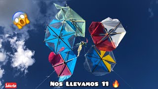 No Llevamos 11 🔥 Chichigua Lajiando 😱 Volando Chichigua Haciendo Guiso Papalote O Cometa [upl. by Ellennoj]