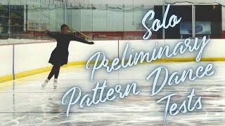 Preliminary Solo Pattern Dance Test  Adult Figure Skater  Dutch Waltz Canasta Tango Rhythm Blues [upl. by Aicena]