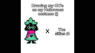 it would be very cool if this because a trend hj oc osc deltarune bfdi halloween [upl. by Ailimat]