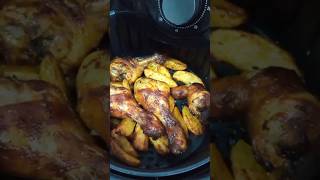 COXA DE FRANGO COM MAIONESE NA AIRFRYER 🍗 FICA SUCULENTA frango receitasfaceis shorts receita [upl. by Nylannej]