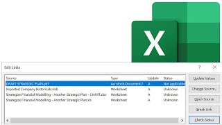 Why cant I kill the Excel External Links [upl. by Anohr]