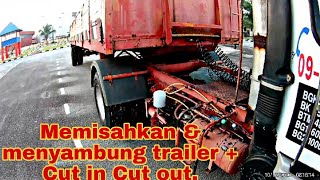 Part 1  UNCOUPLING amp COUPLING THE TRAILER  CUT IN CUT OUT  DRIVING SCHOOL [upl. by Abroms138]