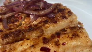 Pan Fried Pollock Quick amp Easy recipe [upl. by Anahsed]