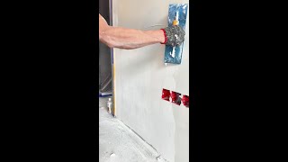 👷Painter Applying putty  Puttying for renovation putty 241027 [upl. by Giacomo]