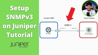 Setup SNMPv3 on Juniper and verify it WORKS with Junos Space [upl. by Czarra]