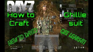 Dayz how to craft Ghillie suit [upl. by Westbrook]