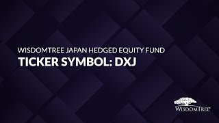 ETF of the Week WisdomTree Japan Hedged Equity Fund DXJ [upl. by Kcod]