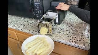 Sopito Electric French Fry Potato Cutter  Cutting Large Quantities  Fast and Convenient Slicer [upl. by Lokcin863]