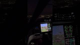 Beautiful PC24 Cockpit at Night Upcoming full flight video landing KSAT at night [upl. by Gad32]