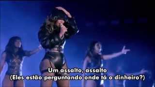 Beyoncé feat Jay Z  CliqueDiva Live Legendado On The Run [upl. by Anahahs]