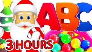 Kids Christmas Songs 3 Hours  Xmas Carols Collection  Jingle Bells Santa Claus Rudolf Frosty [upl. by Lletram592]