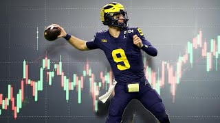 Why is JJ McCarthy skyrocketing up NFL Draft Boards [upl. by Nodarb]