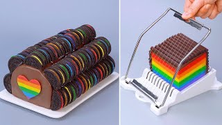 18 Satisfying Rainbow Dessert Tutorials For Everyone  Perfect Cake Decorating Recipe [upl. by Nussbaum]