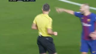 Messi Disallowed Goal  Worst referee decision ever  Valencia vs Barcelona [upl. by Warfield]