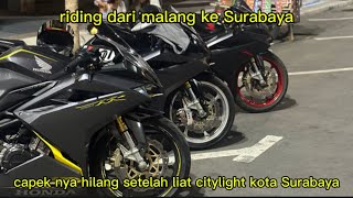 city light kota Surabaya fyp citylight riding nightride surabaya jawatimur cbr250rr babyrr [upl. by Narmis3]