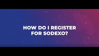 How To Download The Sodexo App and Create An Account [upl. by Malanie797]