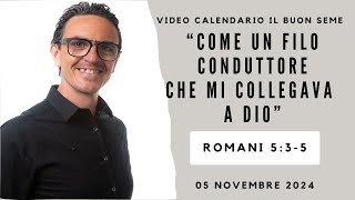 05 NOVEMBRE 2024 Calendario cristiano IL BUON SEME [upl. by Huberman]