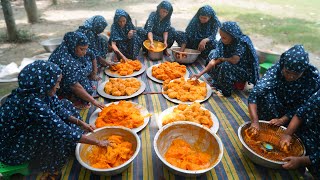 Taal Chira  Tal Palm Fruits Processing amp Cooking with Coconut  Tasty Village Food [upl. by Nevad714]