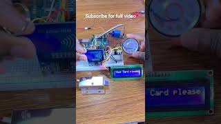 RFID Door Key🔐 rfid shorts ytshorts esp8266project arduinoproject rfiddoorlock doorlocksystem [upl. by Aik]