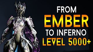 WARFRAME From EMBER To Inferno  Level 5000  Steel Path  Hard Mode Disruption  CRAZY DAMAGE [upl. by Prior87]