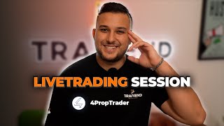 1520 Livetrading Session  4PropTrader [upl. by Nylrac650]