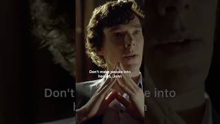 Heroes don’t exist  If they did I wouldn’t be one of them  Sherlock shorts [upl. by Marabelle]