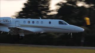 Cessna Citation CJ4 Landing [upl. by Anialad]