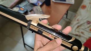 unboxing amp review of Vega 3 in 1 styler hair curler crimper straightener ok ok for personal use🤷 [upl. by Alyakem]