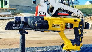 Dewalt SDS Plus Rotary Hammer with Powerstack Battery  Diablo 12 inch Masonry Bit [upl. by Ennylhsa]