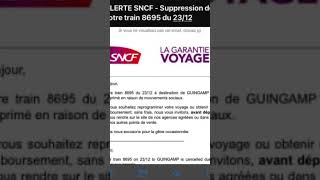 Comment réagiriez vous si vous recevez ce message de la part de la sncf [upl. by Isoj613]