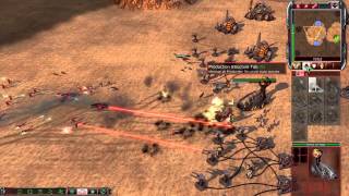 Command amp Conquer 3 Tiberium Wars  Brutal AI Skirmish Match HD [upl. by Eirallam581]