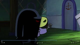 SPONGEBOB real story Hash Slinging Slasher amp does Squidward got a supernatural gift [upl. by Artimid819]