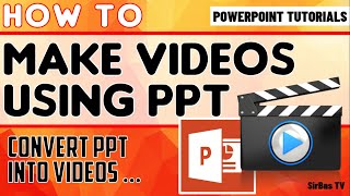 How to convert powerpoint to video 2020 [upl. by Seidule131]