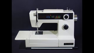 Reads Crownpoint SZA 645F sewing machine  instructions [upl. by Aihsatsan]