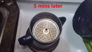 How to use coleman 9 cup coffee percolator on stove step by step [upl. by Miru274]