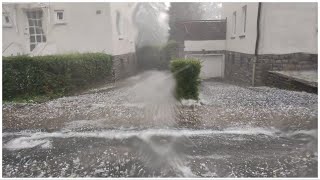 Schweres Unwetter trifft Detmold NRW Deutschland  2762024 [upl. by Ettenav]