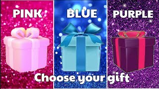 Choose Your Gift Pink Blue or Purple 🩷💙💜 How Lucky Are You 😱 scienceye quiz [upl. by Belding368]