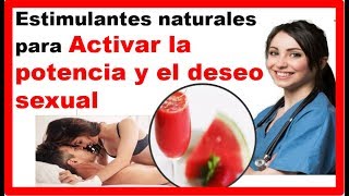 Estimulante sexual Natural casero  Jugo para Aumentar la potencia y el deseo Sexual 2021 [upl. by Kalmick]