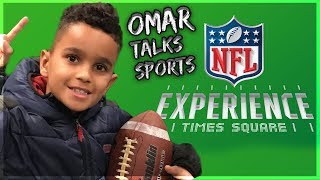 Omar Talks Sports OT  NFL Experience Time Square New York City [upl. by Lorola]