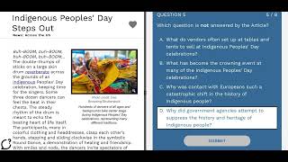 “ Indigenous People’s Day Steps Out” Achieve 3000 answers [upl. by Ahsinned]