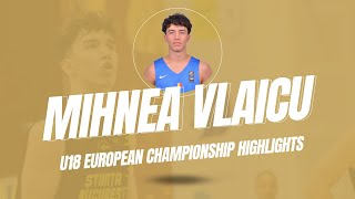 Mihnea Vlaicu  U18 European Championship Highlights [upl. by Redleh]