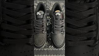 Travis Scott Jordan 1 low black phantom 🖤 from correctkickz jordan jordan1 travisscottjordan1 [upl. by Amled666]