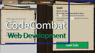 CodeCombat Web Development Level 3 Tutorial with Answers [upl. by Sinnej]