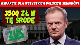 Świetna wiadomość W środę ZUS wypłaci emerytom 3500 zł – sprawdź jak je otrzymać [upl. by Chloras365]