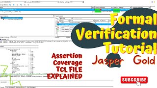 Mastering Formal VerificationJasper Gold SVA TCL Assertions Coverage Explained  let us learn [upl. by Hyatt]