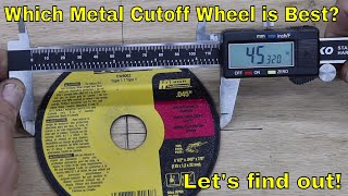 Best Metal Cutoff Wheel Brand 6 Brands Tested Lets find out [upl. by Stacie]