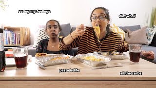 eating all the junk food on my birthday mukbang  clickfortaz [upl. by Niboc]