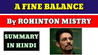 A Fine Balance summary  by Rohinton Mistry  A fine balance book  fine balance by rohinton mistry [upl. by Maziar205]