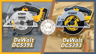 DeWalt DCS391 vs DCS393 Circular Saws Which Reigns Supreme [upl. by Eural]